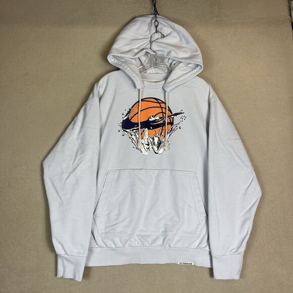 Nike‎ Hoodie Mens XL Dust Purple Dri-Fit Standard Issue Swoosh Basketball Logo - Picture 1 of 13